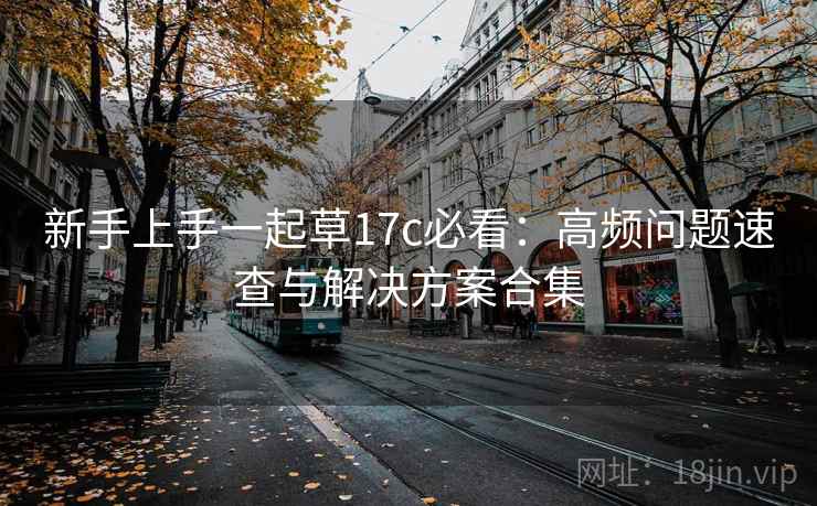 新手上手一起草17c必看：高频问题速查与解决方案合集