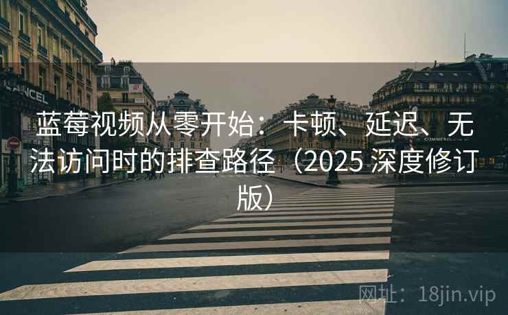 蓝莓视频从零开始：卡顿、延迟、无法访问时的排查路径（2025 深度修订版）