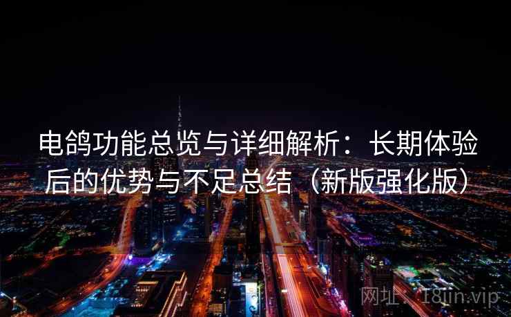 电鸽功能总览与详细解析：长期体验后的优势与不足总结（新版强化版）