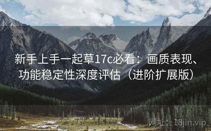 新手上手一起草17c必看：画质表现、功能稳定性深度评估（进阶扩展版）