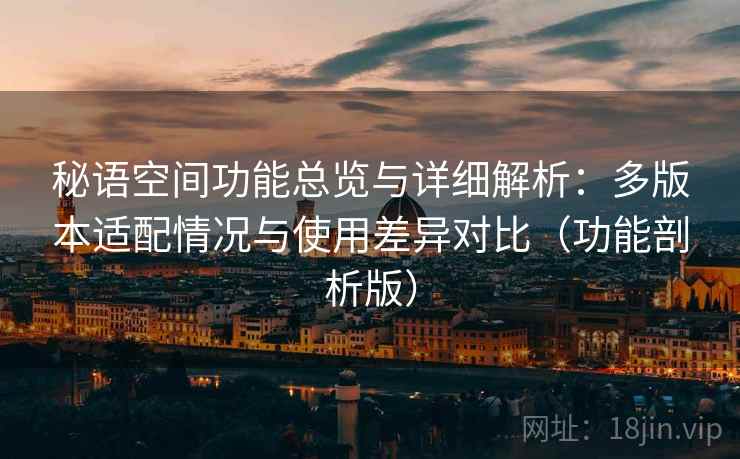 秘语空间功能总览与详细解析：多版本适配情况与使用差异对比（功能剖析版）